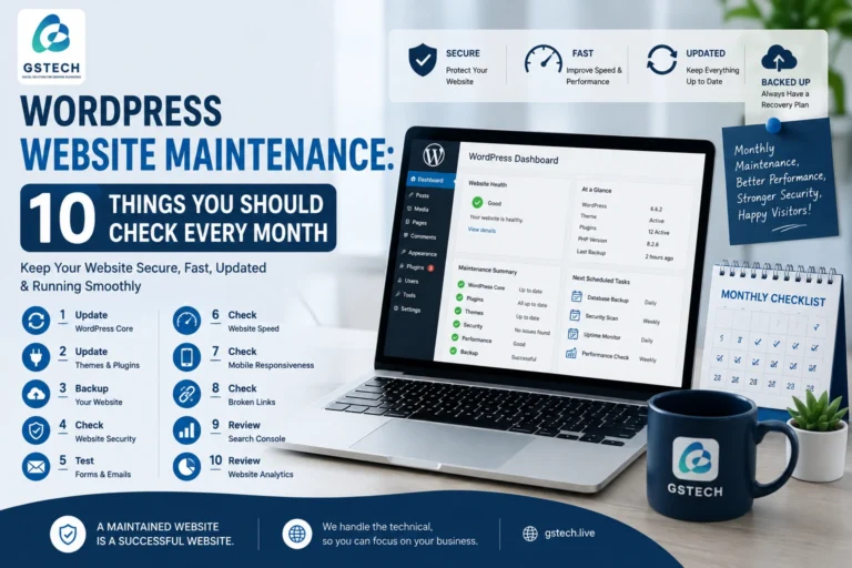 WordPress Website Maintenance: 10 Things You Should Check Every Month