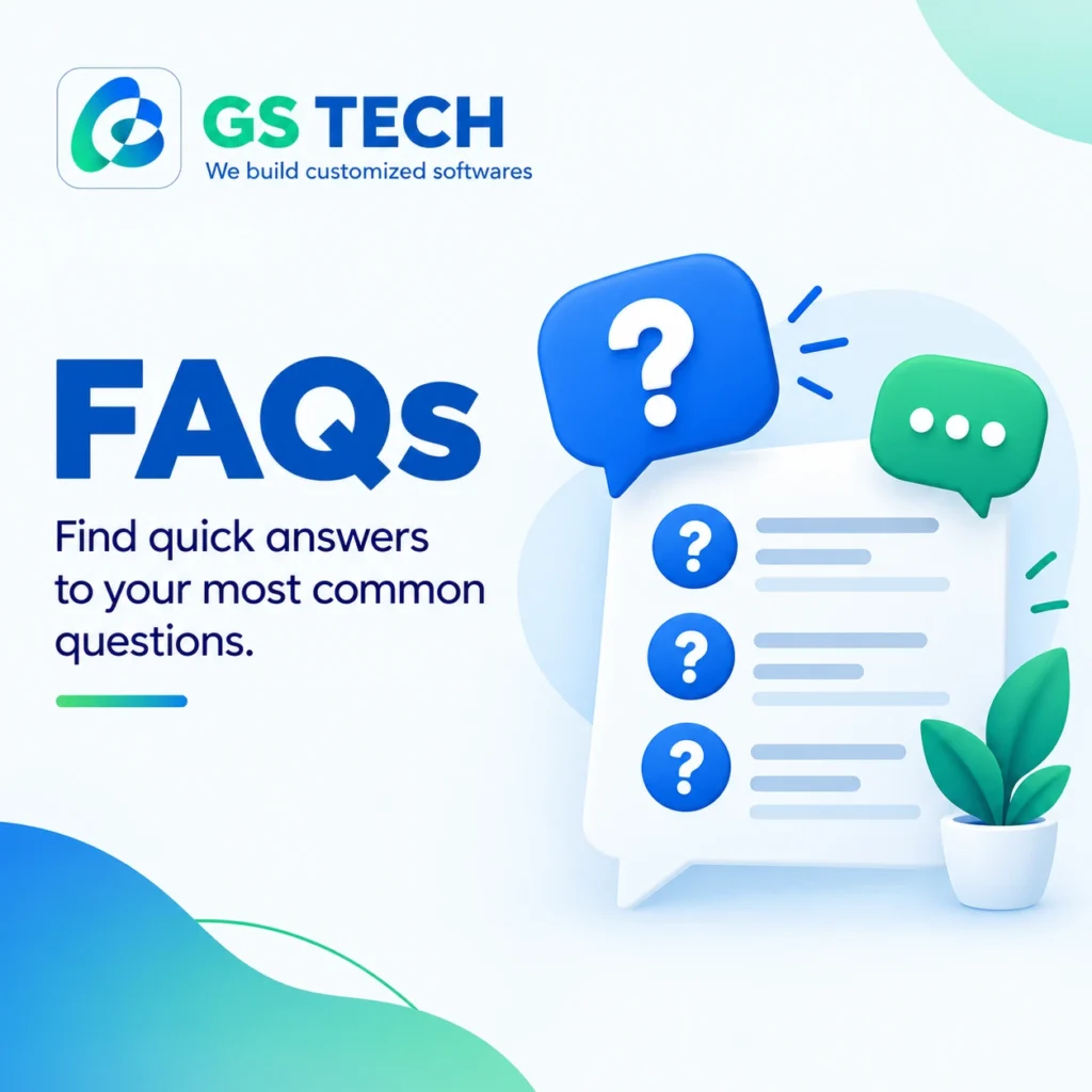 web development FAQs at GSTech
